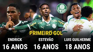 O PRIMEIRO GOL do TRIO do PALMEIRAS como PROFISSIONAL! (ENDRICK/ESTEVÃO/LUIS GUILHERME)