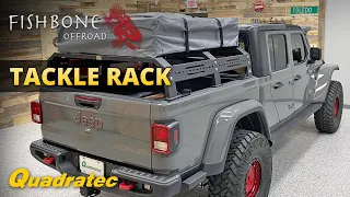 Fishbone Offroad Tackle Rack Mid Height Bed Rack Review for Jeep Gladiator