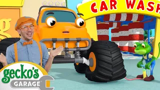 Transport Song｜Gecko's Garage x @BlippiSongs｜Songs For Kids｜Learning Videos For Toddlers