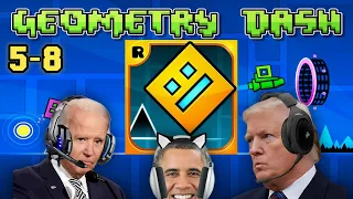 US Presidents Play Geometry Dash 5-8