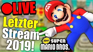 Das war´s im LETZTEN Stream 2019 mal wieder komplett!😂 New Super Mario Bros.DS (Teil 3 - Ende)
