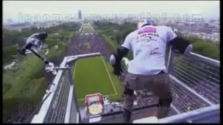Taïg Khris MEGA JUMP Eiffel Tower - World Record