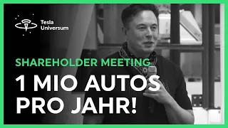 1 MIO Autos pro Jahr: TESLA Shareholder Meeting! (deutsche Zusammenfassung)