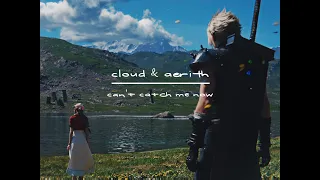 cloud & aerith | you can't catch me now