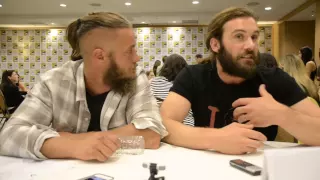 We have Vikings stars Clive Standen and Travis Fimmel Talk About the Show!