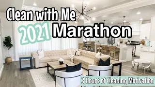 EXTREME CLEAN WITH ME MARATHON 2021 | 3 HOURS CLEANING MOTIVATION | Marlene Cardenas Cleaning