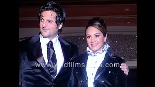 Fardeen Khan and wife Natasha Madhwani walk the ramp for Shaahid Amir