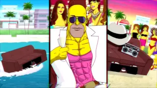 The Simpsons - LA-Z Rider Intro