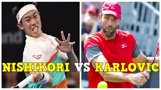 Kei Nishikori [錦織 圭] vs Ivo Karlovic Highlights