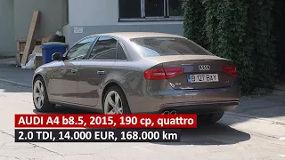 Bani, bani, bani... Audi A4 care inghite bani + mai are si daune :)