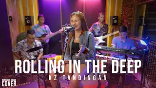 Rolling In The Deep - KZ Tandingan | RJ Meorom Cover with Lyrics (Live Performance)