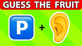 Can You Guess The FRUIT by emojis? - Emoji Challenge | Emoji quiz