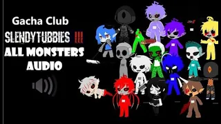 Slendytubbie 3 //All monsters screem || gacha club (Español)