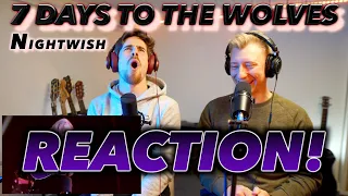 Nightwish - 7 Days To The Wolves (live at Wembley 2016) FIRST REACTION! (WHAT A BUILD UP!)