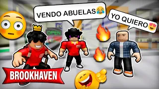 TRABAJANDO en la TIENDA de BROOKHAVEN 🤪termina mal ft. @ONEFLOWYT