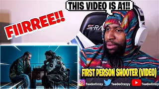 NAW THE VISUALS ARE CRAZY!!!! Drake - First Person Shooter ft. J Cole (REACTION)