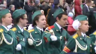 Видео фрагмент парада в городе Орле на 9 мая, 2017 год, Город Орёл, парад День победы 09 05 2017 май