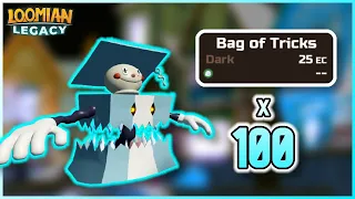 What Happens if You Use Bag of Tricks 100 Times? || Loomian Legacy