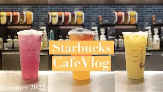 the new Paradise Drink at starbucks | cafe vlog | Target Starbucks | ASMR