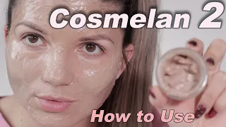 COSMELAN 2 cream How To Use on its own for skin Pigmentation - Step by Step application (2021)