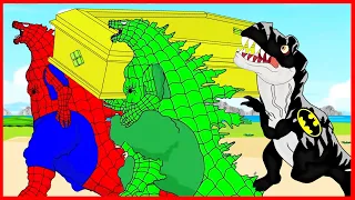 GODZILLA & KONG vs Evolution of PYTHON Swallow All: Who Is The King Of Monster | Meme Cover