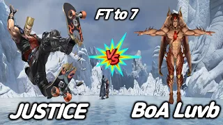 [TEKKEN 7 FT to 7] Justice (PAUL) vs BoA Luvb (KAZUYA)