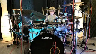 Satellite - Lena - Eurovision Song . Drum Cover . Daniel Gortovlyuk 7 year old Drummer