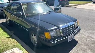 1991 Mercedes 300CE-24 Starting video