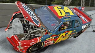 NASCAR PINBALL Is Insanely Destructive! Crazy Crashes At Talladega! - Wreckfest Nascar Mod