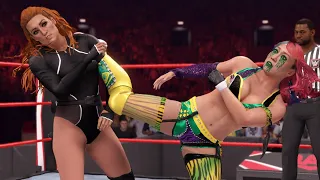 WWE 2K22 - BECKY LYNCH VS ASUKA | RAW