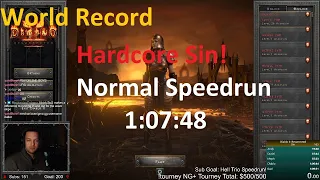 WR! HC Sin Speedrun! - Diablo 2 Resurrected