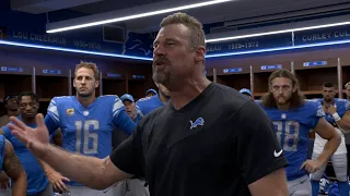 Postgame locker room celebration | Lions vs. Commanders