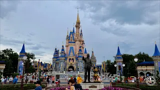 A Long Walk Around Magic Kingdom in 4K | Walt Disney World Orlando Florida July 2021