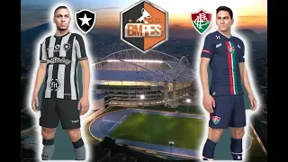 Botafogo x Fluminense★ BMPES 4.0 PES 2019 Narração Cléber Machado(Estádio nilton santos)