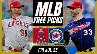 Free MLB Picks Today | Angels vs Twins Free Pick (7/23/21) MLB Best Bets and Predictions