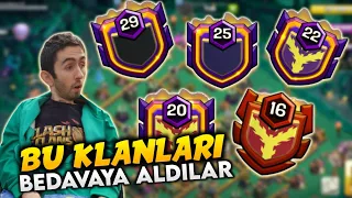 BEDAVA! BİNLERCE KLAN - SİLİNEN ÇİNLİ OYUNCULARIN KLANLARI - CLASH OF CLANS