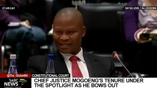 Chief Justice Mogoeng's tenure under the spotlight as he bows out