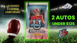 2022 Bowman Chrome University Football Hobby Box - 2 QB Autos! 💪