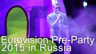 Eurovision Pre-Party 2015 in Russia: Elnur Huseynov - Hour Of The Wolf (Azerbaijan) LIVE