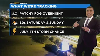 Chicago First Alert Weather: Patchy fog overnight