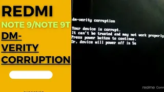 Note 9 Dm-Verity Corruption.