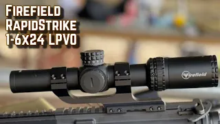 Firefield RapidStrike 1-6x24 LPVO. Do NOT Overlook This Optic if You're on a Budget.