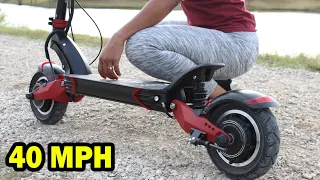 Electric Scooter 40 MPH - Varla Eagle One All Terrain CRAZY FAST E-Scooter Unboxing Review Test Ride