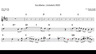 Ave Maria - Schubert 1825 (Alto Sax Eb) [Sheet music]