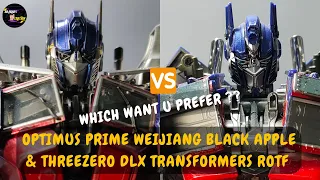 Optimus Prime Wei Jiang Black Apple Thunder Leader or DLX ThreeZero Transformers ROTF ??