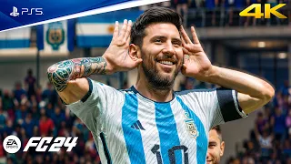 FC 24 - Argentina vs Portugal Ft. Messi vs Ronaldo | Friendly 2024 Full Match | PS5™ [4K60]