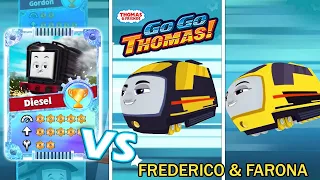 Thomas & Friends: Go Go Thomas - 🚝⭐Diesel vs The Pair Engine Frederico & Farona⭐🚝