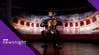 Sheku Kanneh-Mason plays Evening of Roses - BBC Newsnight