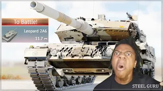 STOCK Leopard 2A6 GRIND Experience 💀💀💀 Suffering and Pain at TOP TIERS