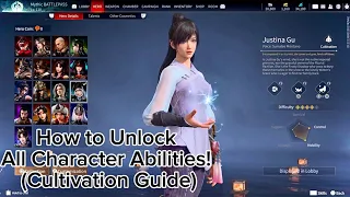 Fastest Way To Unlock All Character Abilities in Naraka Bladepoint! (Cultivation Guide)